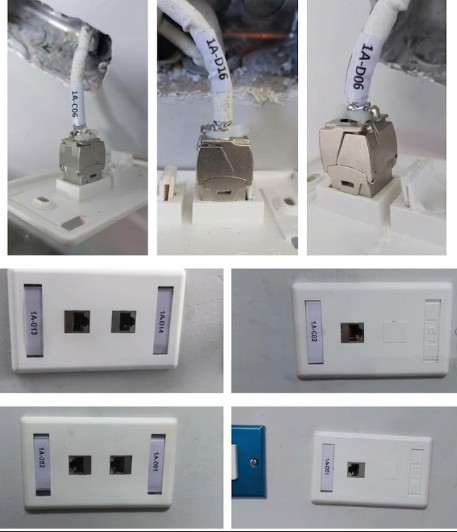 Patch panel de cableado estructurado en cobre