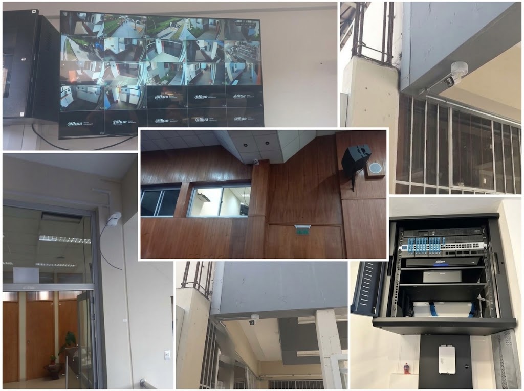 Cámaras de videovigilancia instaladas